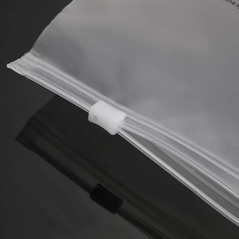 Sac à fermeture éclair givré 16 fils, sous-vêtements culottes chaussettes fournitures d'emballage ch