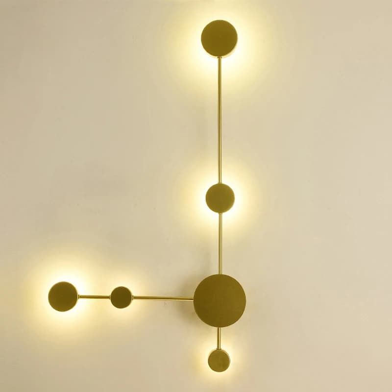 Applique Murale LED au Design Moderne et Créatif, Luminaire Décoratif d'Nik, Idéal pour un Salon, un