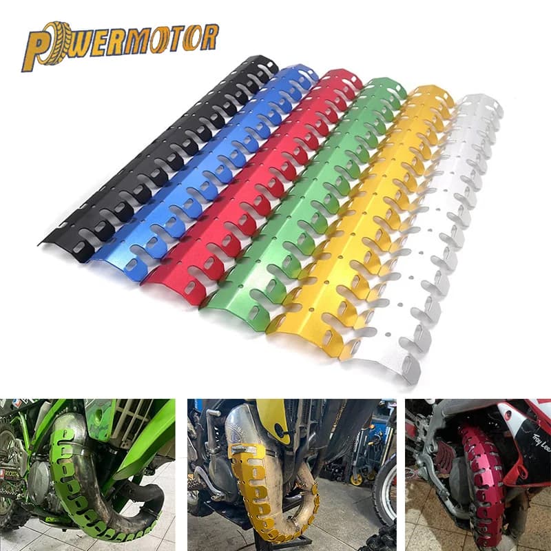 Couvercle de protection thermique pour silencieux de moto, bouclier thermique d'échappement pour HON
