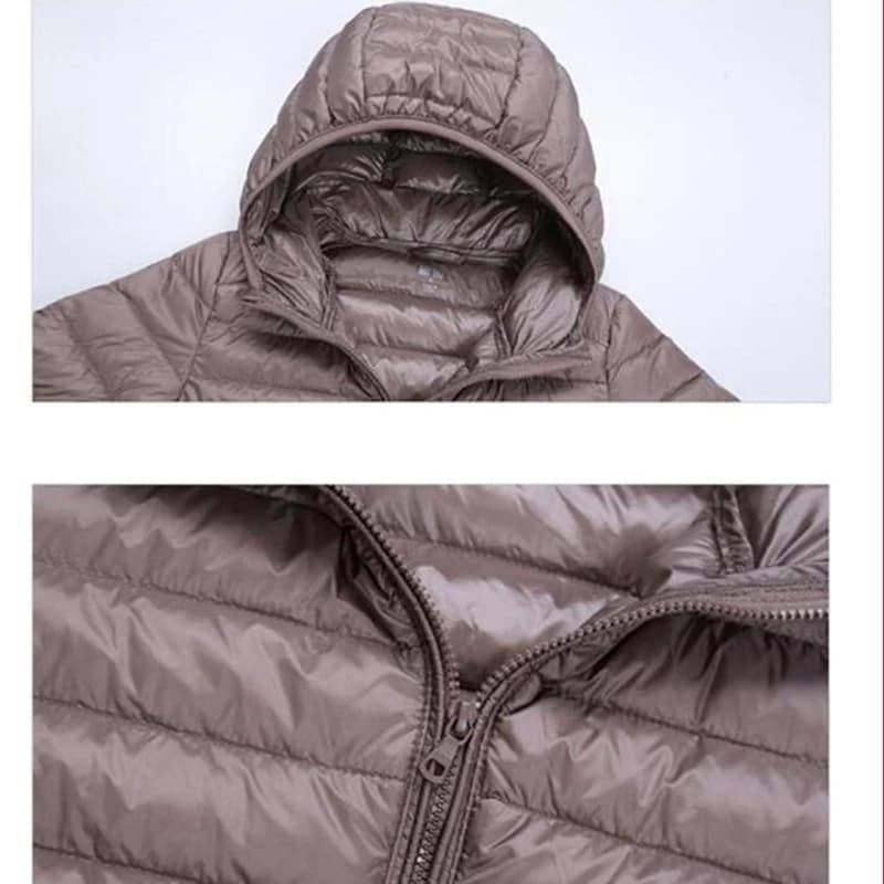 Veste courte en duvet de canard ultra-léger pour femme, manteau mince, parka chaude, vêtements d'ext