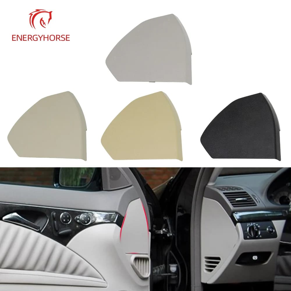 Gauche/droite W211 Beige noir gris porte avant de voiture couvercle en plastique garniture coque pou