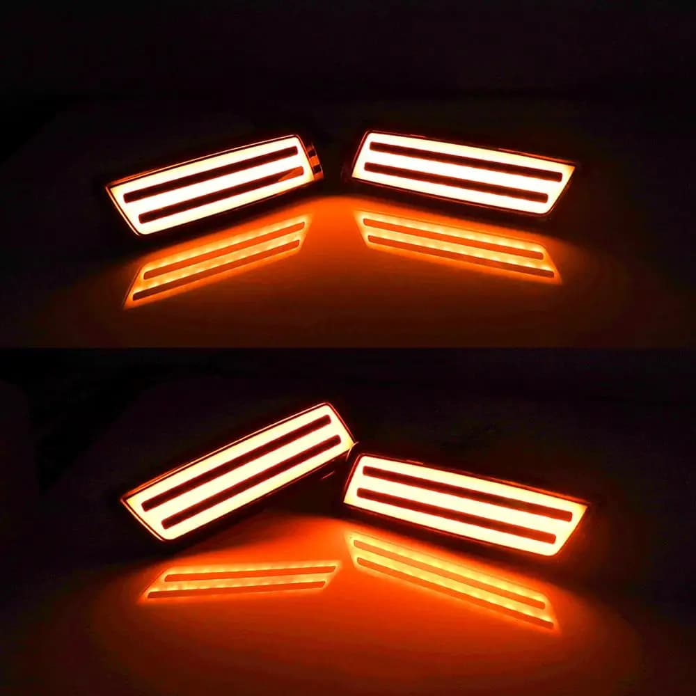 IJDM ambre LED feu de position latéral de pare-chocs pour Volkswagen 2006-2009 MK5 Golf/GTI lapin, 2
