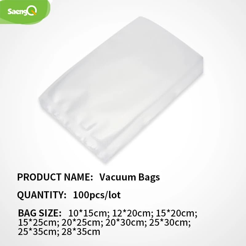 SaengQ – sacs sous vide de cuisine pour aliments, Machine d'emballage sous vide, sac de stockage des