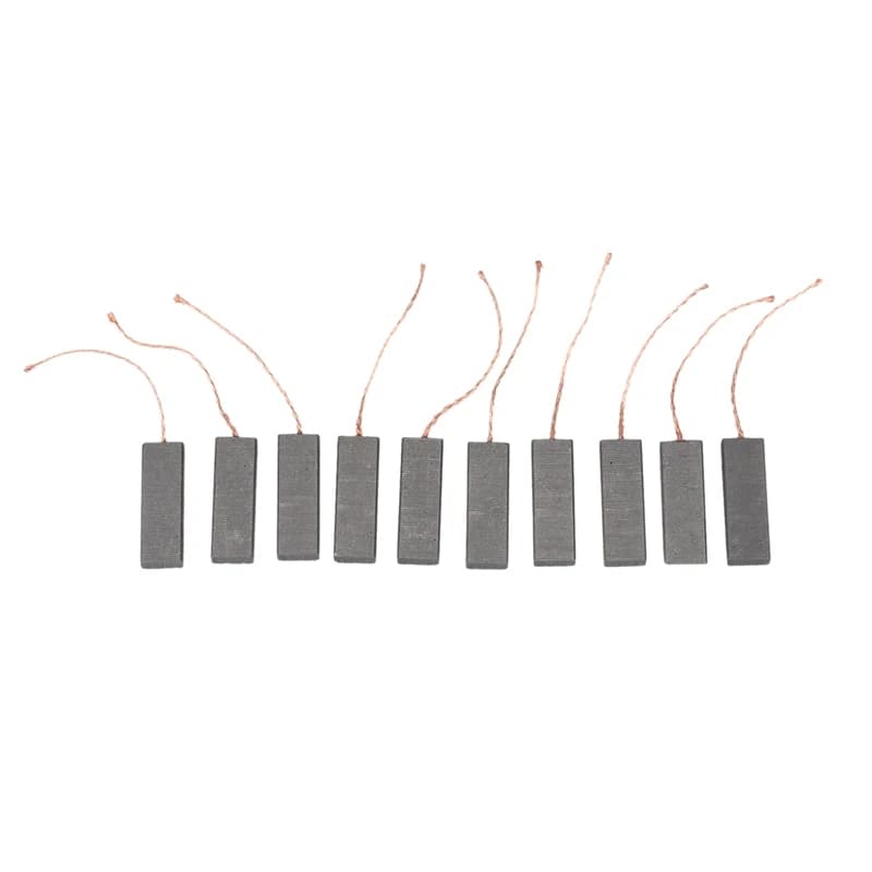 Lot de 10 brosses en carbone pour moteur de machine à laver Siemens, 5x13,5x40mm, type tambour