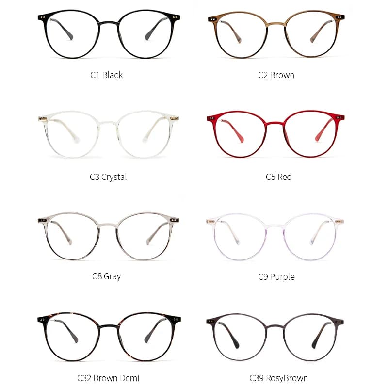KANSEPT lunettes rondes cadre femmes ultraléger mode myopie Prescription lunettes montures acétate l