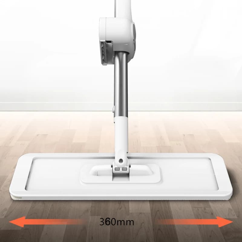 Mmagic – serpillière pour le lavage des sols, nettoyage de la serpillière à rotation plate, seau de 