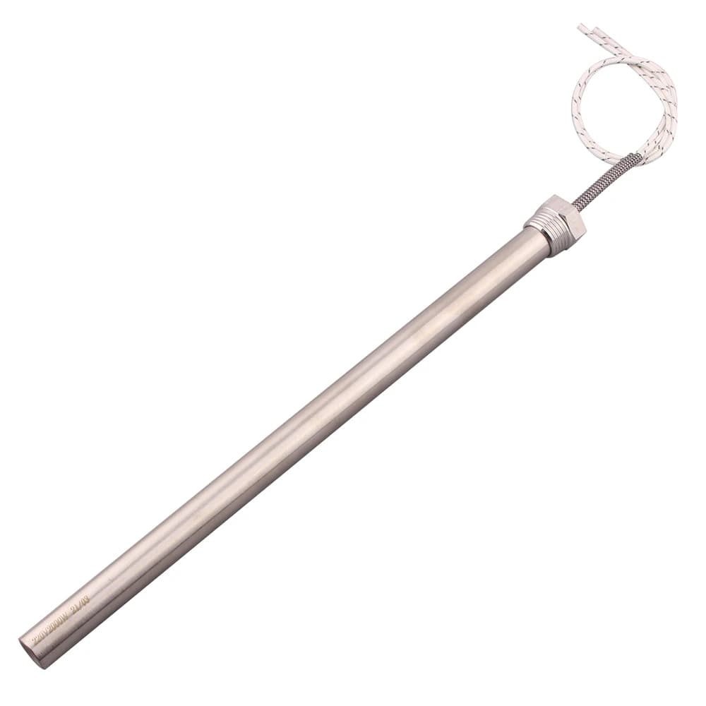 Cartouche chauffante à Immersion, filetage 1/2 ", résistance à tige chaude cylindrique 220V 300W 500