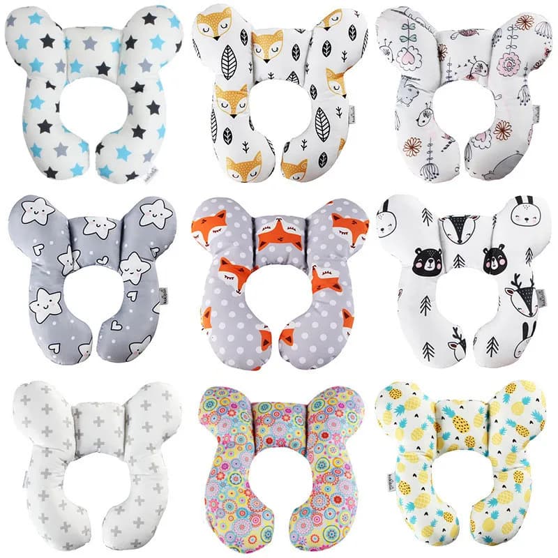 Oreiller de voyage pour bébé, appui-tête et cou pour enfant, adapté aux poussettes, voiture, voyage