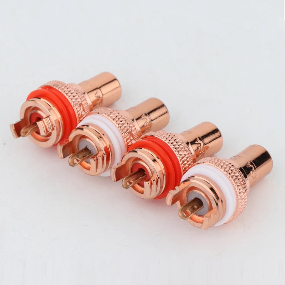 Prises RCA Audio HIFI prises RCA plaquées cuivre prises de Terminal RCA connecteur de châssis pour a