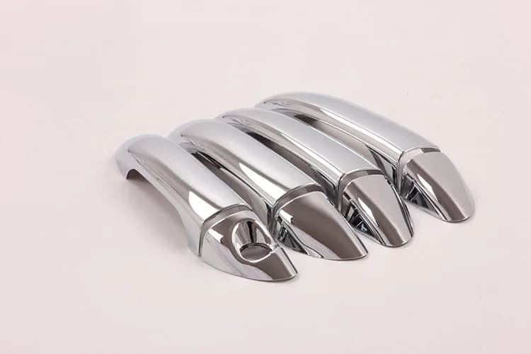 Couvercle chromé de poignée de porte de voiture, garniture de style, superpositions, accessoires pou