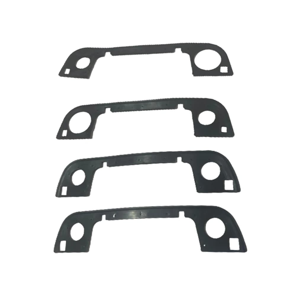 Ensemble extérieur de voiture x4, poignée de porte, joints d'étanchéité en caoutchouc pour BMW série