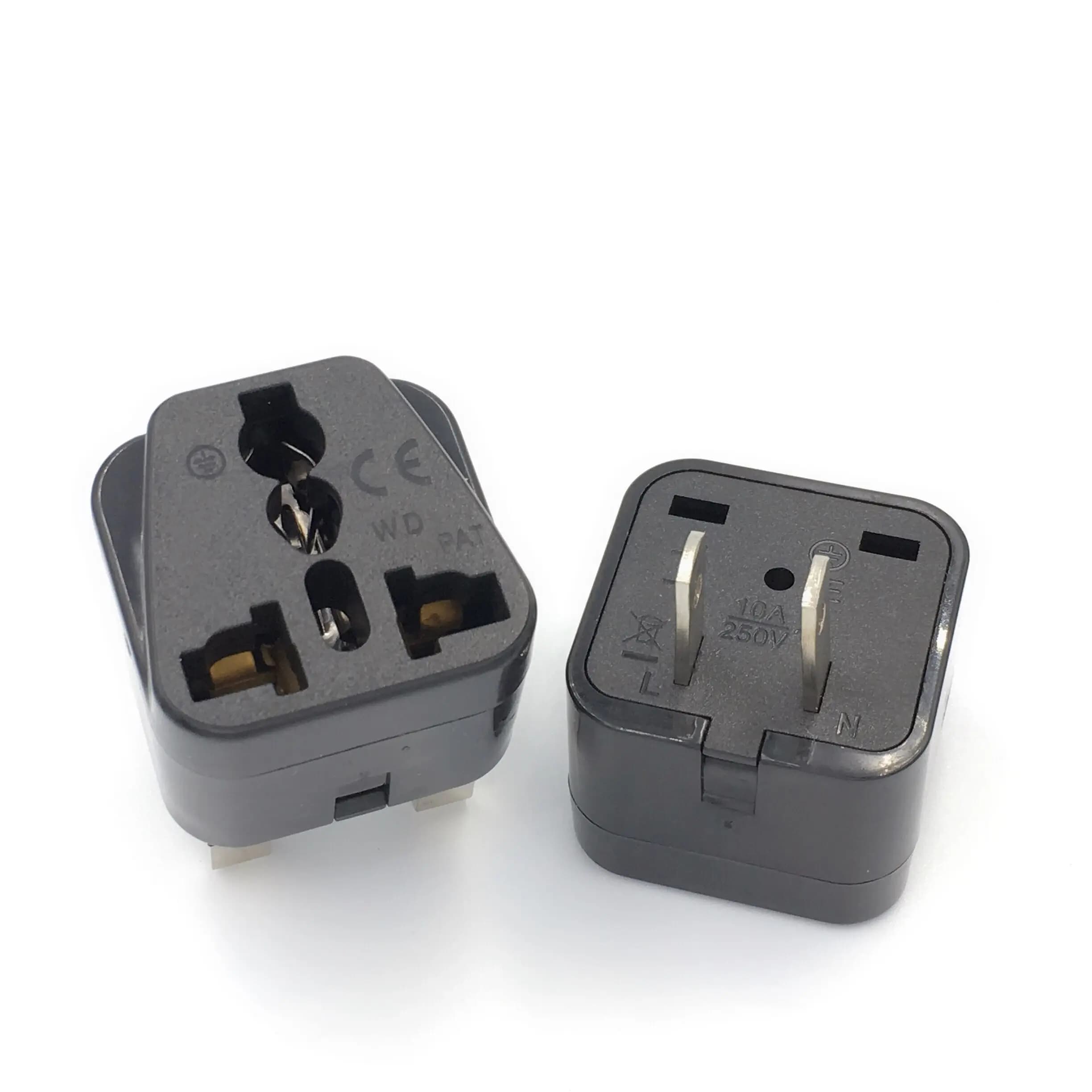 Adaptateur de prise de voyage universel américain britannique européen AU KR EU vers US UK USA prise