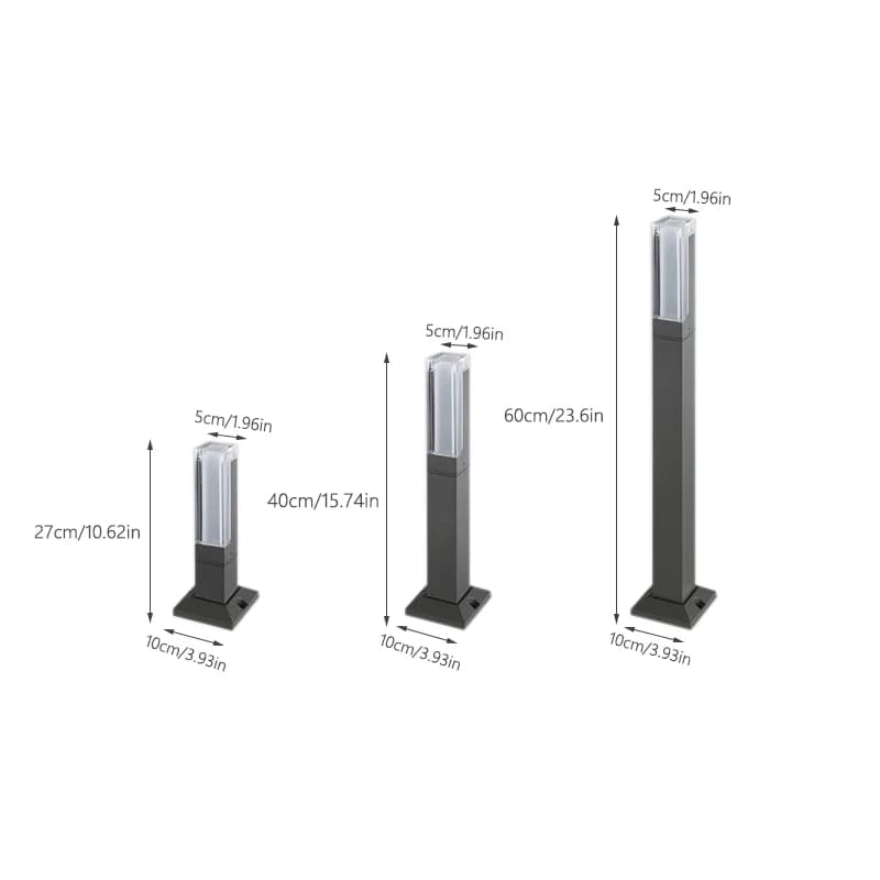 Lampe de jardin LED extérieure 10W AC12V, nouveau style, étanche IP65, en aluminium, pour allée, pel