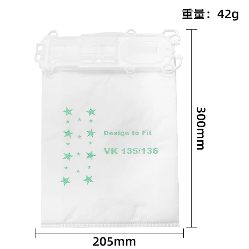Sac à poussière pour aspirateur Vorwerk Kobold VK135 /136, filtre de Protection du moteur, accessoir