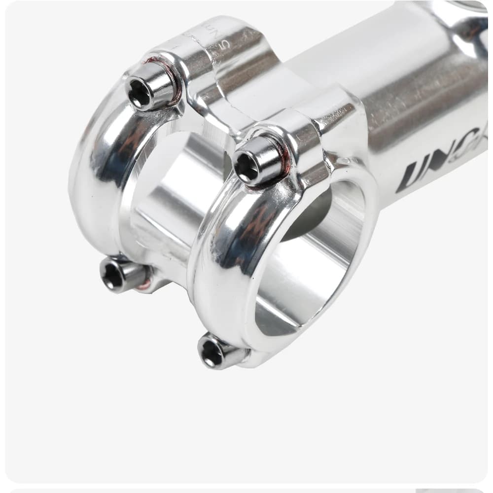 UNO tige de vélo Ultra légère argent 7/17/35 degrés 60 / 70 / 90 / 110 / 120 / 130mm vtt poignée de 