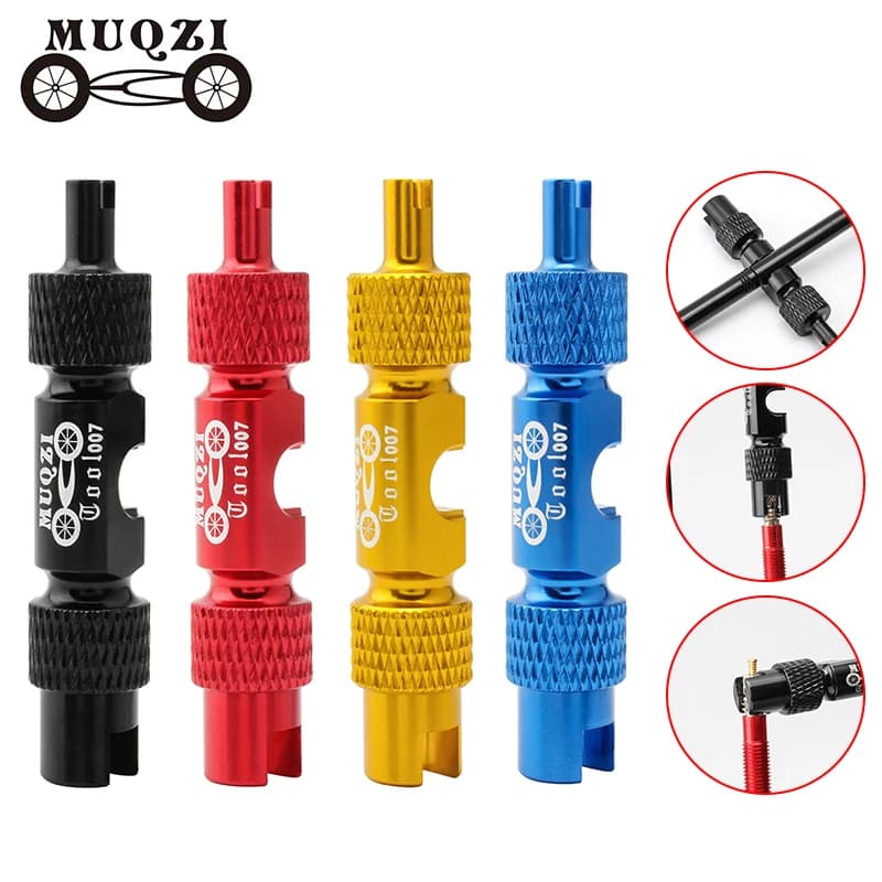 MUQZI – clé de retrait de Valve Schrader Presta pour vélo de route et vtt, clé d'installation de Val