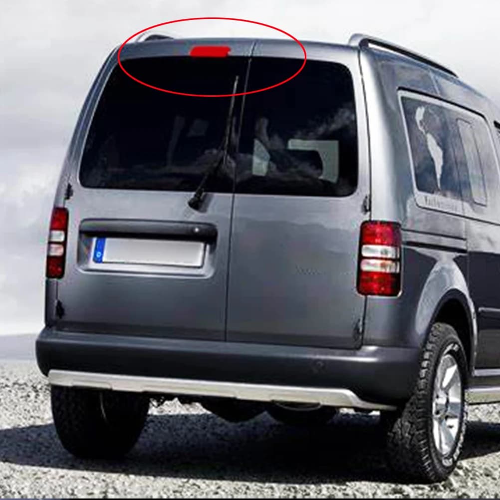Troisième feu stop arrière central haut niveau pour VW Caddy Mk3 2K 0945087 Une lentille noire, indi