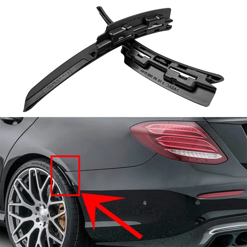 Extensions de pare-chocs arrière et extensions d'ailes (lèvres de roue) pour Mercedes Benz W213 E200