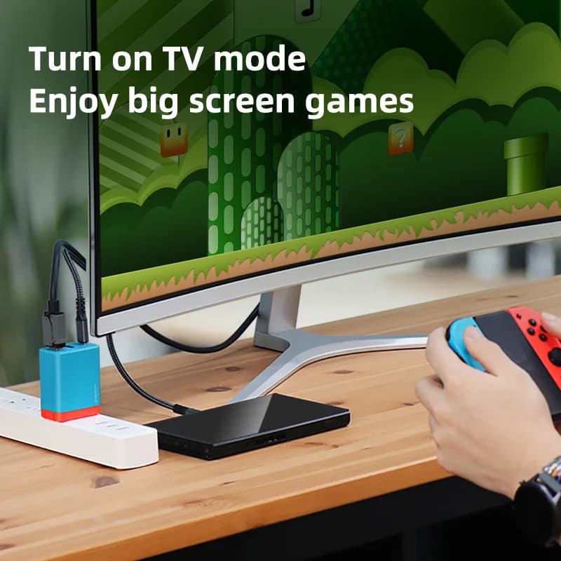 Hagibis Switch Dock pour Nintendo Switch GaN chargeur rapide Station d'accueil TV Portable 4K compat