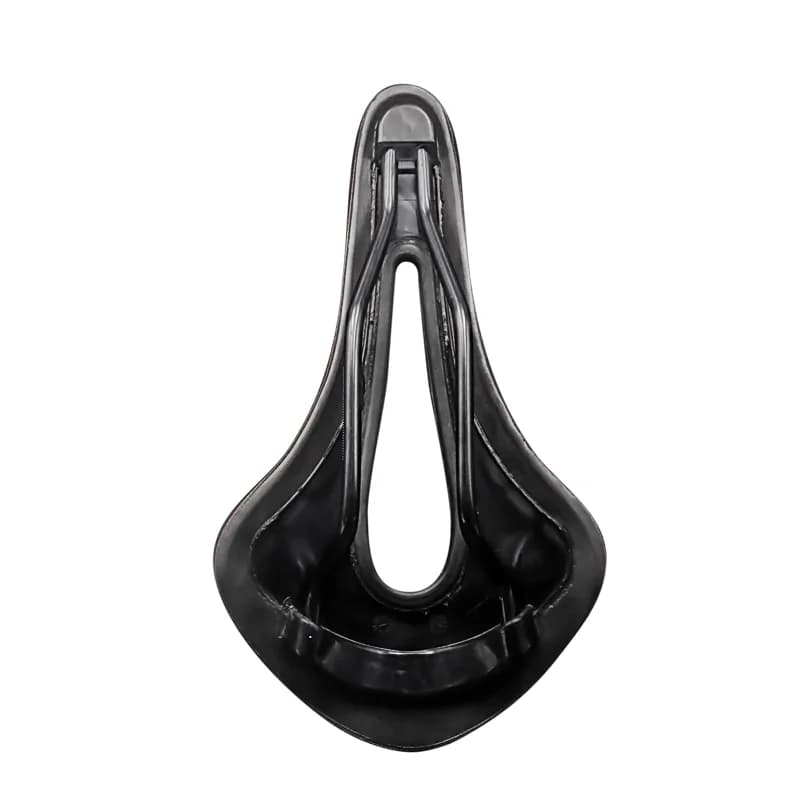 Selle de vélo en cuir PU, Design creux respirant, siège doux et confortable, vtt, vélo de route, cou