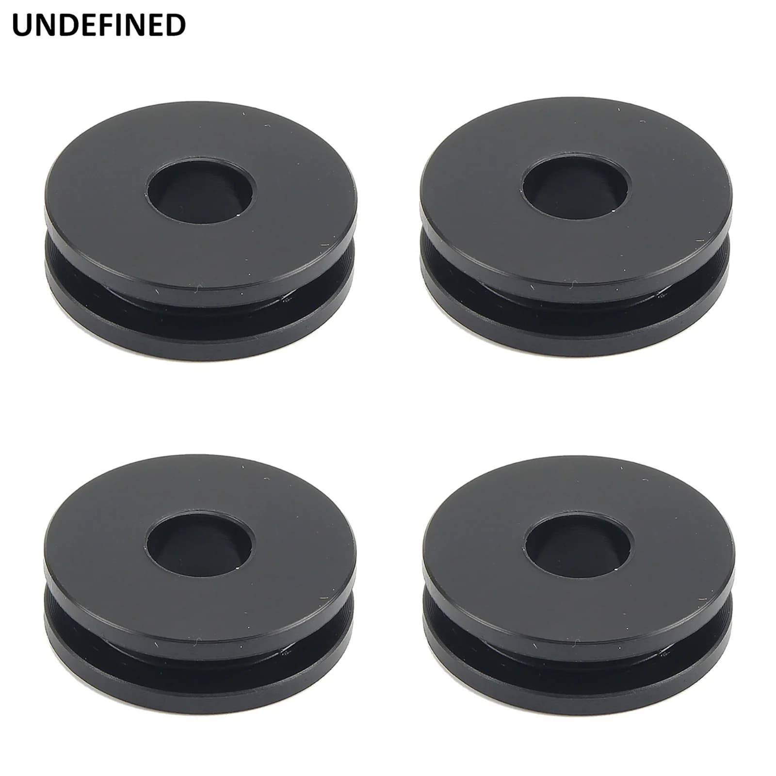 Oeillets de bague de montage de pare-brise, accessoires de moto en plastique POM noir pour Harley He