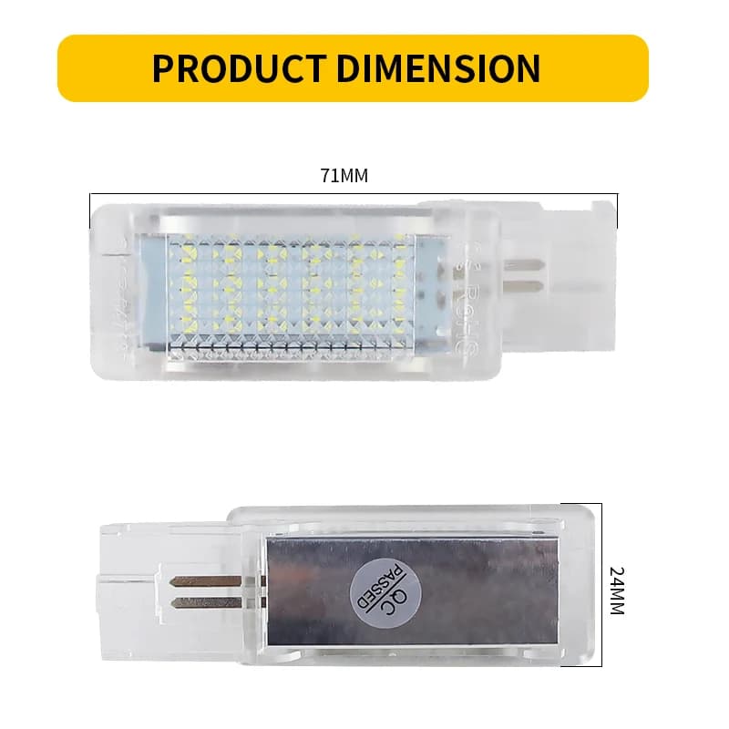 Lampe LED pour coffre de pieds, compartiment à bagages, boîte à gants, pour Seat Ateca Alhambra Skod