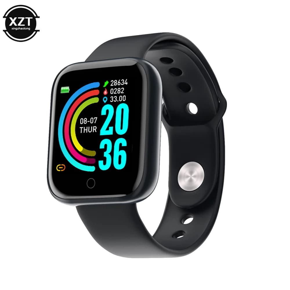 Moniteur de santé montre intelligente Y68 hommes montres de sport femmes Fitness Tracker Bracelet ét
