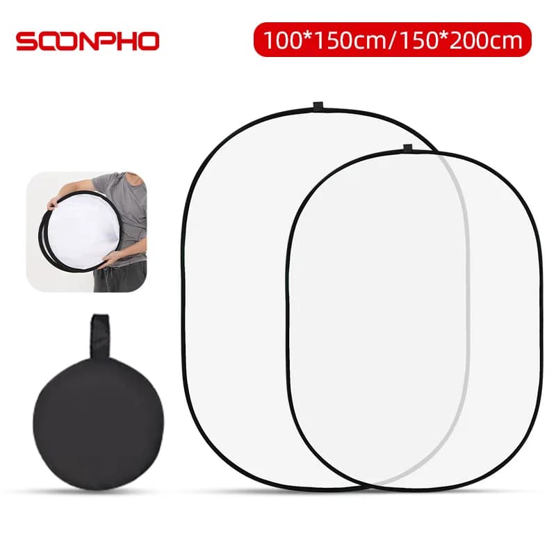 SOONPHO réflecteur 100*150 CM 150*200 CM panneau de lumière douce accessoires de photographie diffus