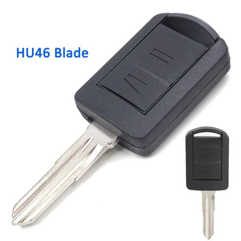 Clé de voiture à distance KEYECU 5WK48668 433.92MHz avec puce ID40 pour Opel Vauxhall Corsa C Meriva