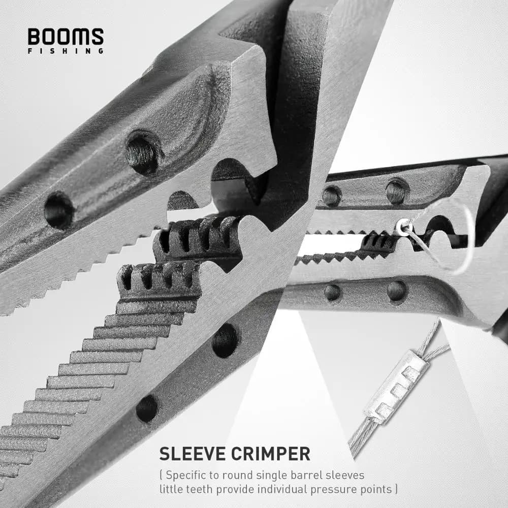 Booms Fishing – pince de pêche en acier inoxydable F07, coupe-ligne tressée, dissolvant de crochet, 