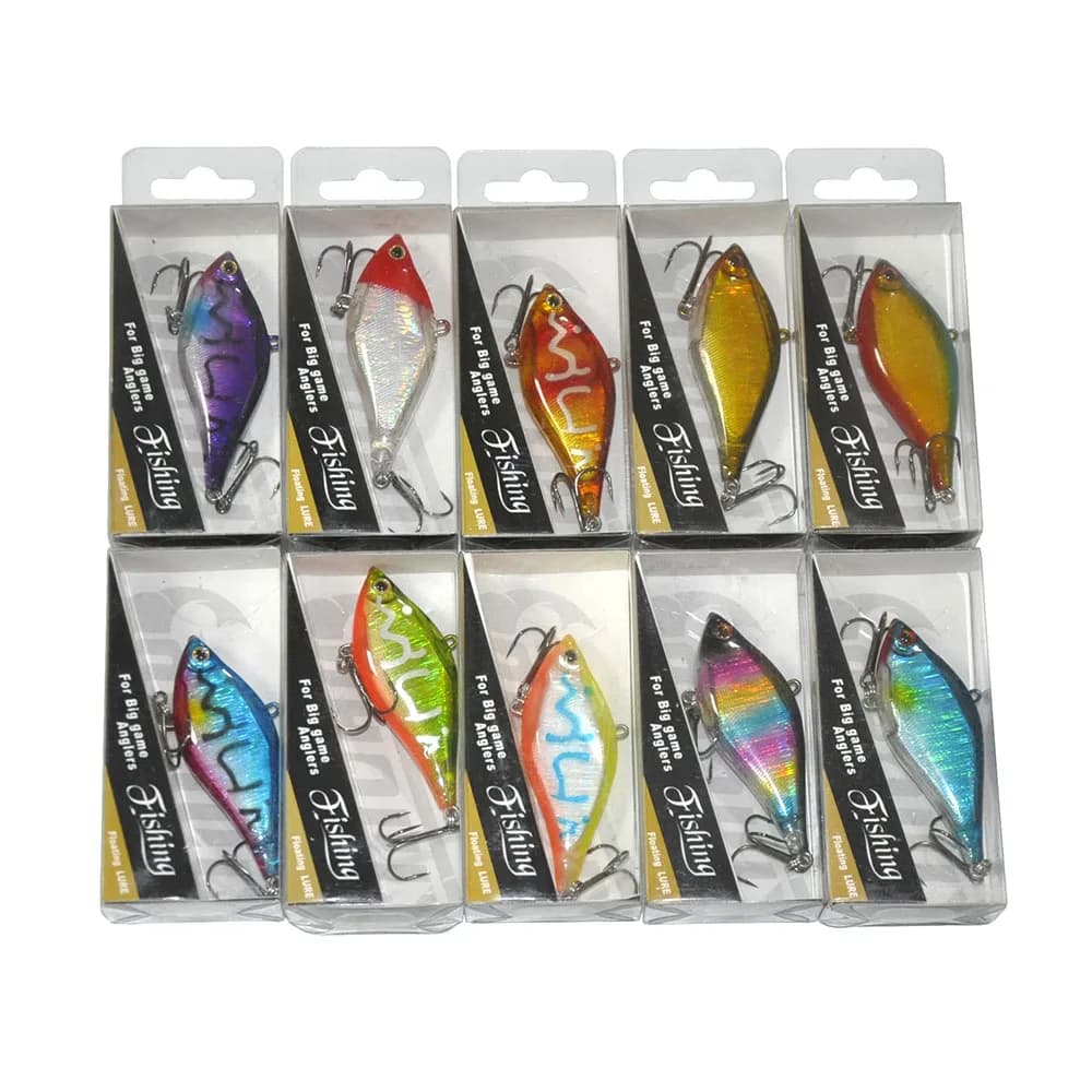 Lot de leurres ménés durs multicolores, matériel de pêche VIP, Popper, 6.5cm, 7cm, 8cm, 9cm, 11cm, 5