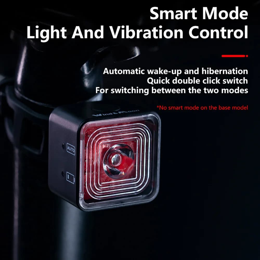 ThinkRider 120 Lumen vélo intelligent frein détection lumière IPX6 LED étanche charge vélo feu arriè
