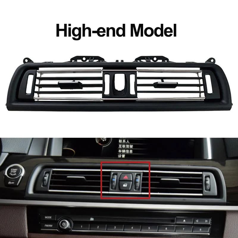 LHD RHD avant gauche droite arrière climatiseur chromé Grille de ventilation couverture pour BMW sér