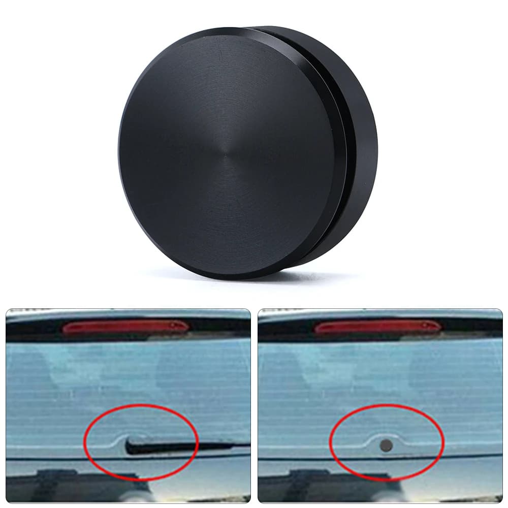 Kit de suppression d'essuie-glace arrière de voiture en aluminium, 1 ensemble, capuchon de prise pou