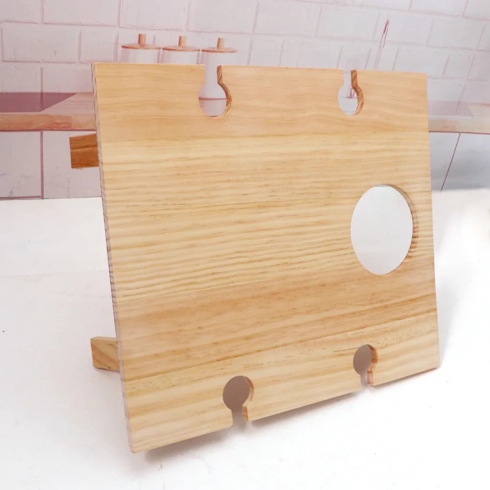 Table de pique-nique en bois pliable et Portable, petite Table de Snack avec 4 porte-verres à vin re