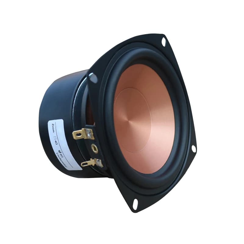 Haut-parleur HiFi Mid Bass, Woofer 4 ", 40W, 4 Ohm, 8Ohm Mid Range, Audio Bass, 25 Core, Home Booksh