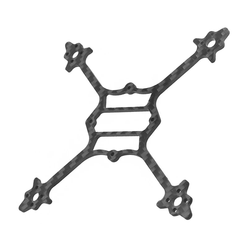 Plaque inférieure d'empattement de 115mm en Fiber de carbone 3K pour Drone de course Happymodel Crux