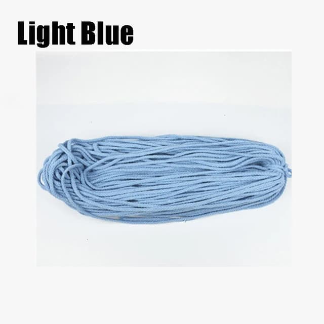Corde torsadée en coton, 21 couleurs, 90M, 5mm, 100 Yards, cordon en macramé, artisanat fait à la ma