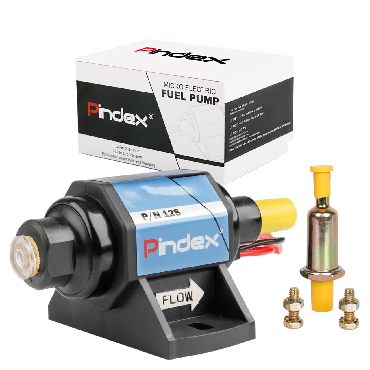 Micro pompes à carburant électroniques universelles 12V 35 GPH 4-7 PSI, pompe à huile externe adapté