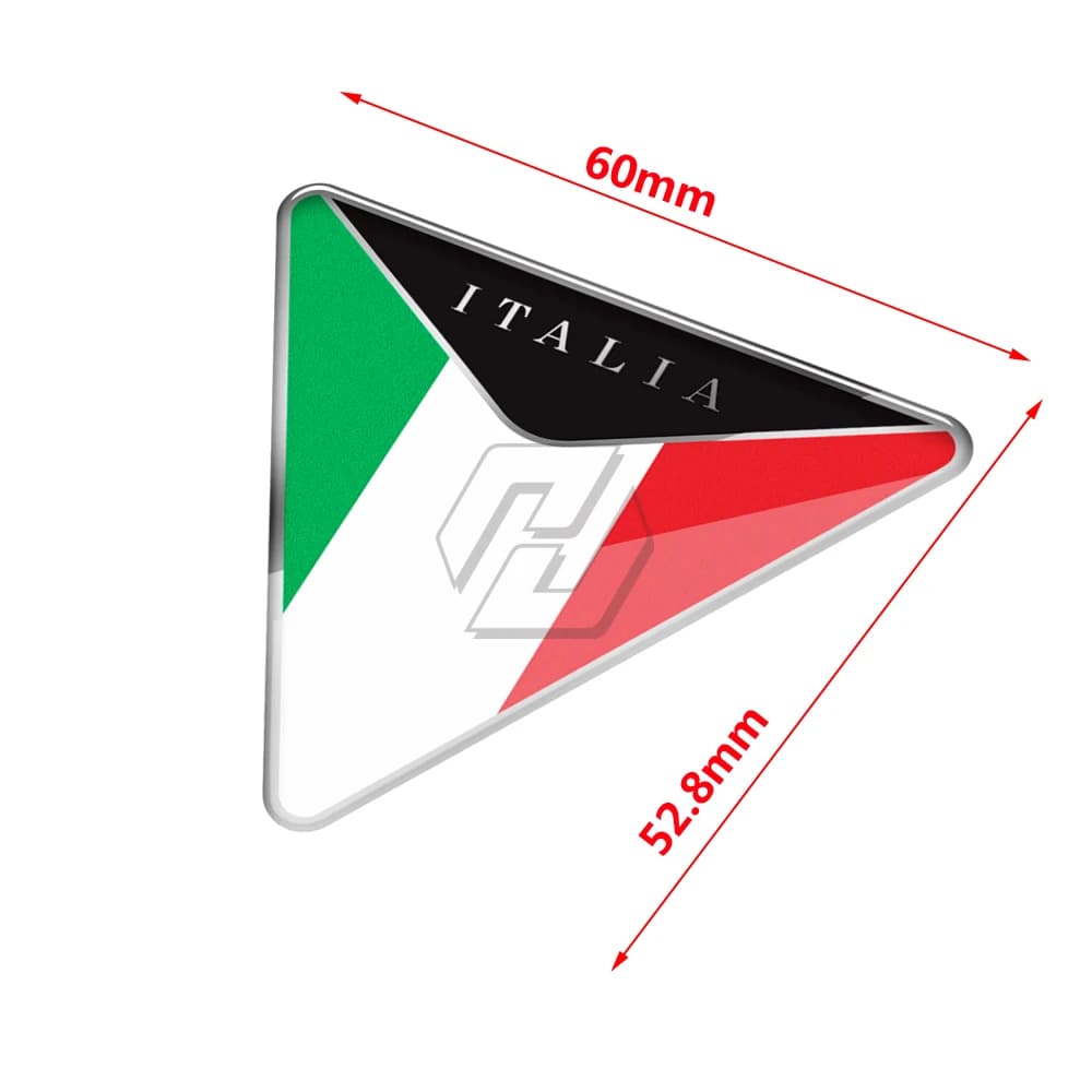 Autocollant de moto en résine 3D pour DucSautriumph Piaggio Vespa, étui de sensation italienne, MP3,