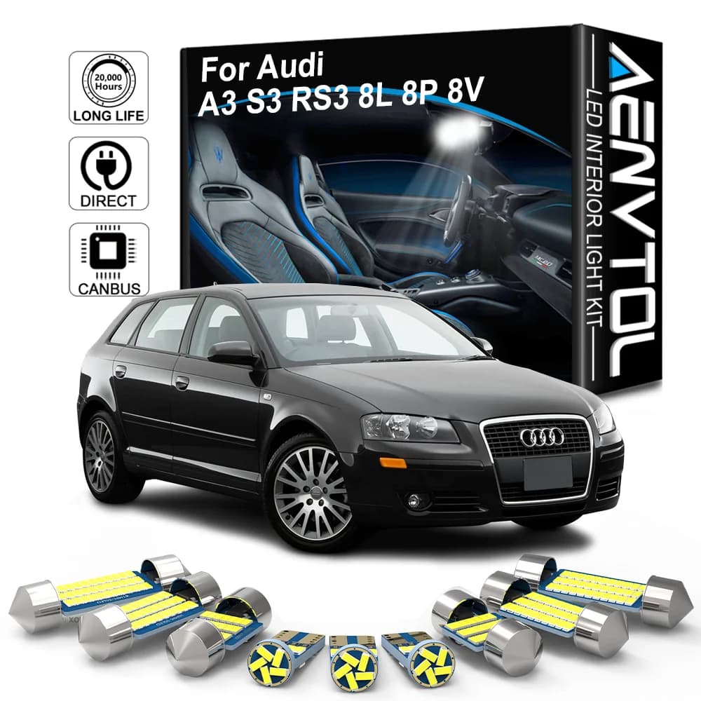 AENVTOL Canbus pour Audi A3 S3 RS3 8L 8P 8V berline Sportback 1996-2005 2006-2014 2015 2016 2017 acc