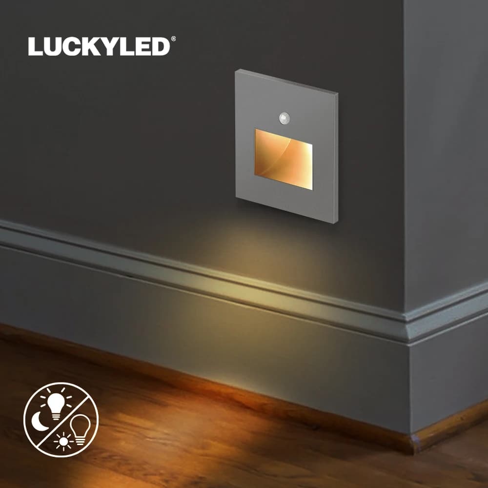 Applique murale lampe diode électroluminescente intégrée escalier couloir AC85-265V capteur détecteu