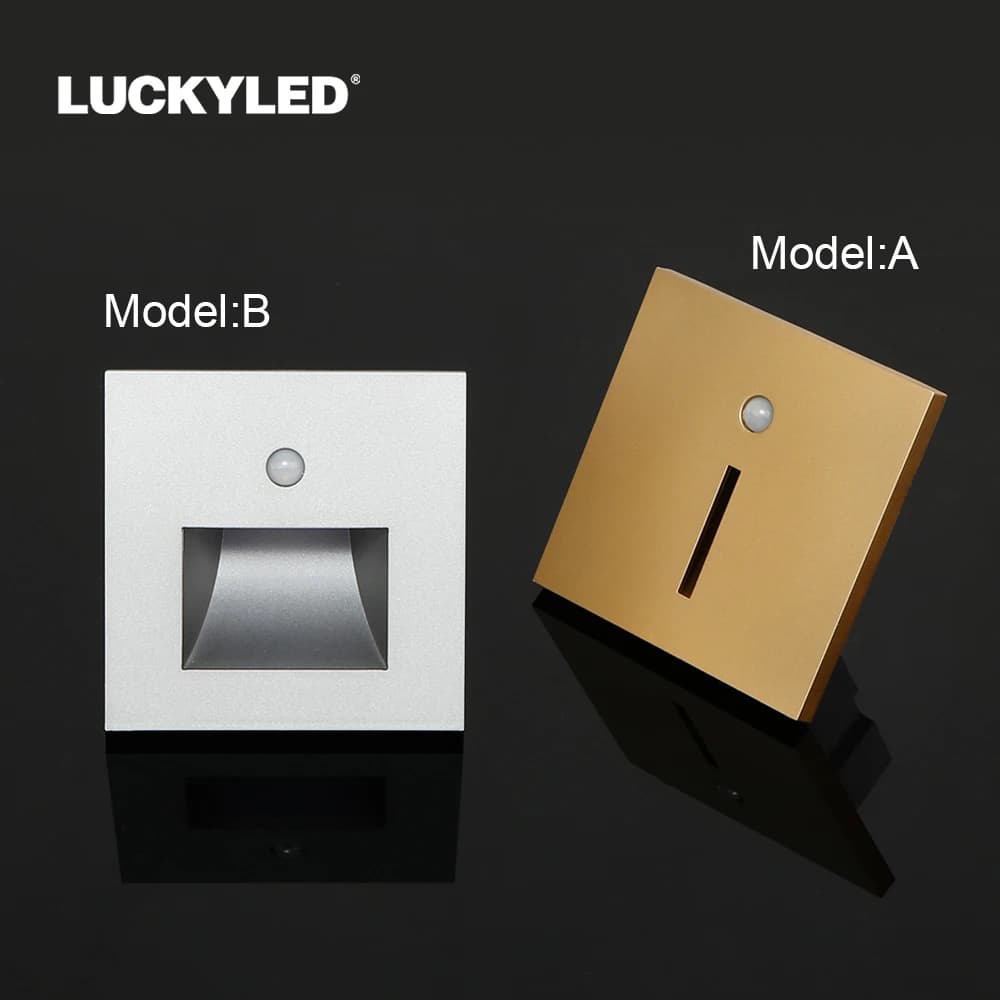 Applique murale lampe diode électroluminescente intégrée escalier couloir AC85-265V capteur détecteu