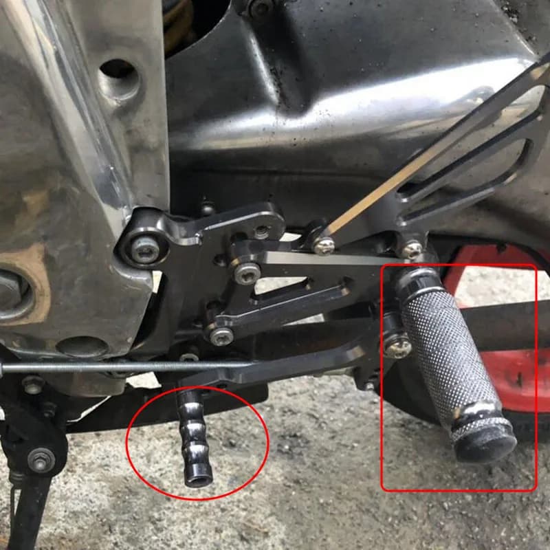 Repose-pieds universels en aluminium pour moto, 1 paire, pédale de course CNC, accessoires pièce mod