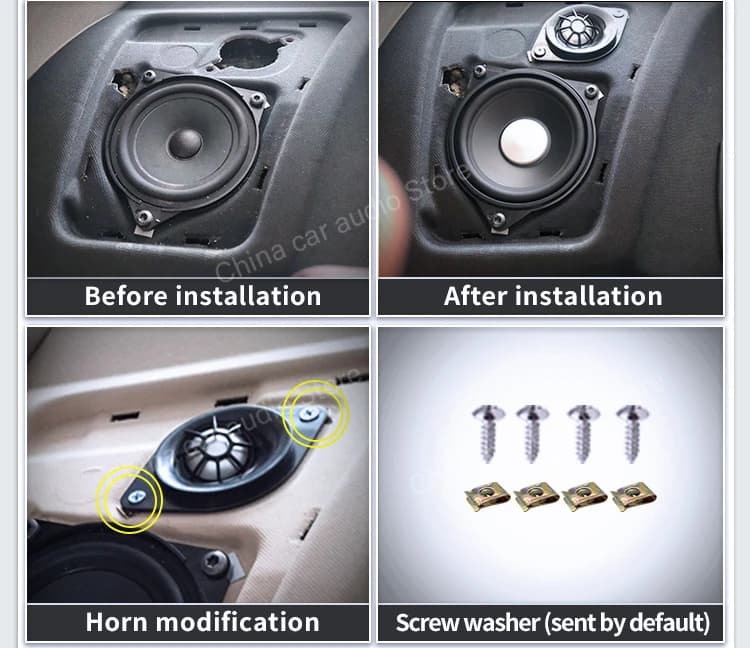 Tweeter Surround arrière de voiture, pour BMW E90 E91 E60 E61 F10 F11 F90 F07 F06 F12 F13 G20 G30 F1