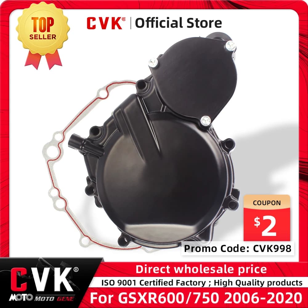 CVK couvercle latéral de moteur Stator de moteur coque de carter pour SUZUKI GSXR600 GSXR750 GSX-R 6