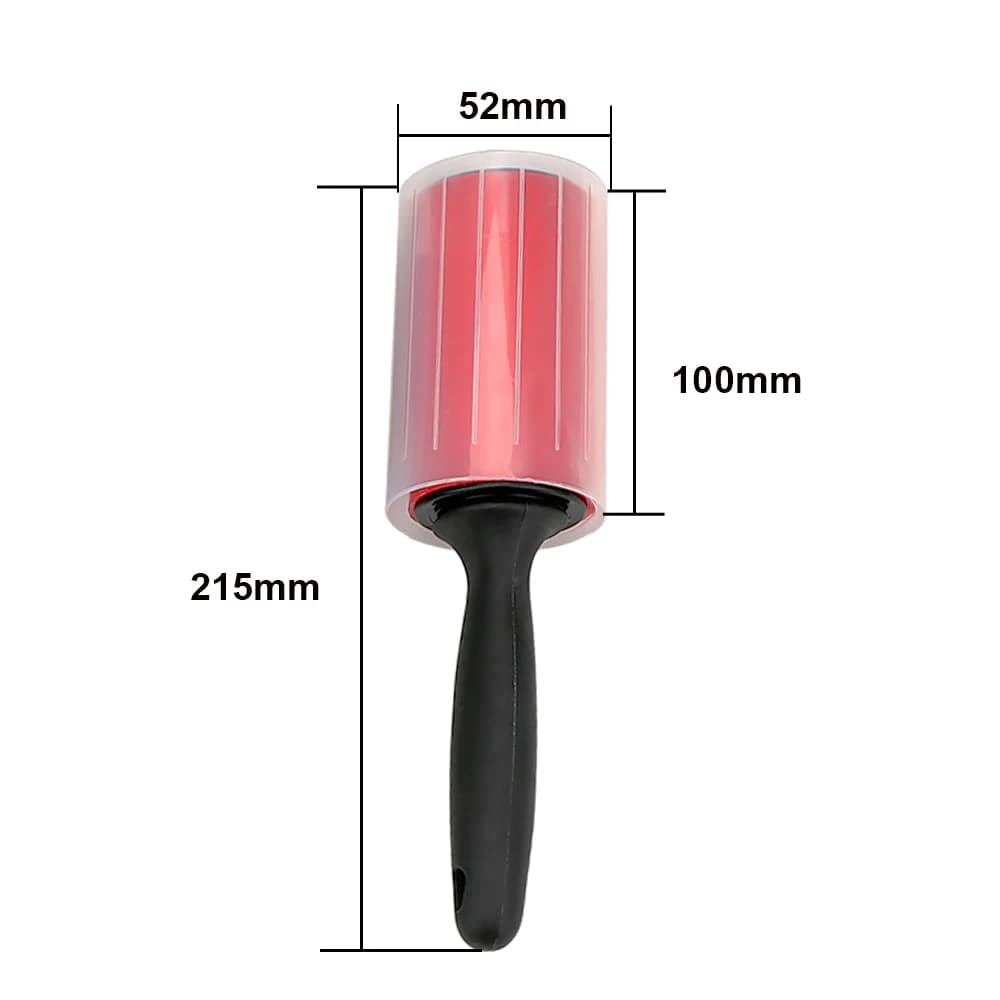 Rouleau collant réutilisable pour livres, vêtements, chat, chien, brosse propre, silicone lavable, d
