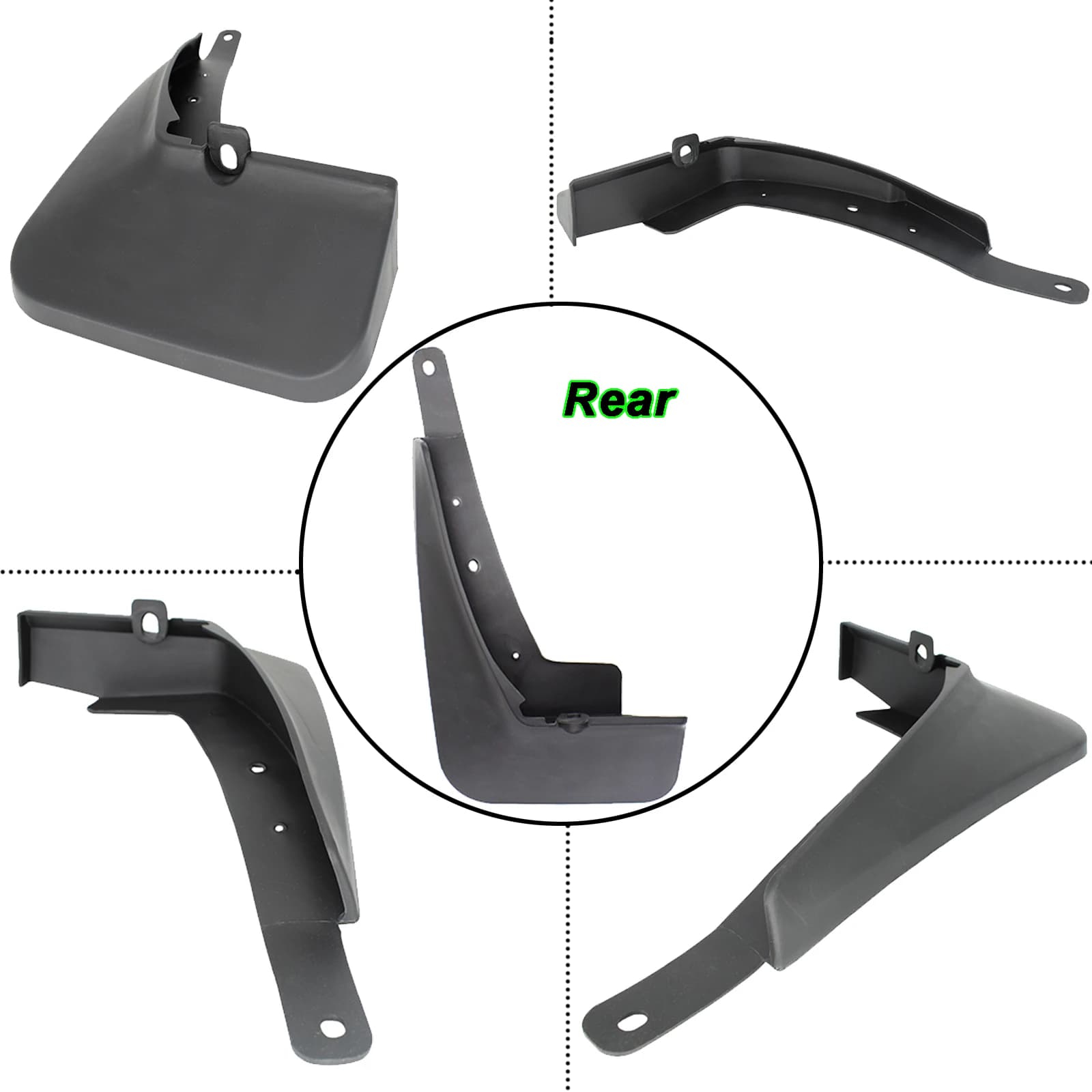 4x garde-boue de voiture pour Mazda CX-30 CX30 2021 – 2023 garde-boue garde-boue Protection mate gar