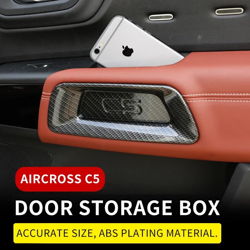 Boîte de rangement de porte pour citroën C5 Aircross 2017 2018 20198 2020-2021, main courante, acces