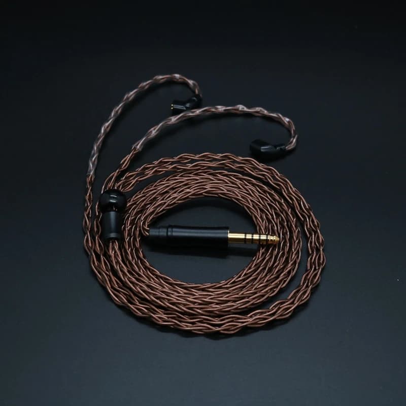 IvipQ – câble de mise à niveau pour écouteurs en cuivre monocristallin, 8 cœurs, 2.5mm/3.5mm/4.4mm, 